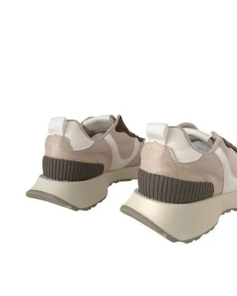 Corina Women's Sports Sneakers - Textile Design with Foam Insoles PlatiNum