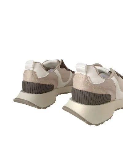 Corina Women's Sports Sneakers - Textile Design with Foam Insoles PlatiNum