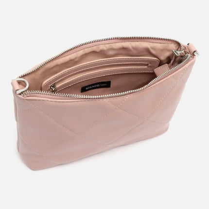 Borsa a tracolla piccola trapuntata Misako Erin con doppio manico ED. Tasca per il denaro