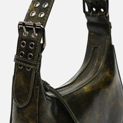 Borsa a tracolla Misako Iloas con manico regolabile e dettagli ED metallizzati. Borse da donna
