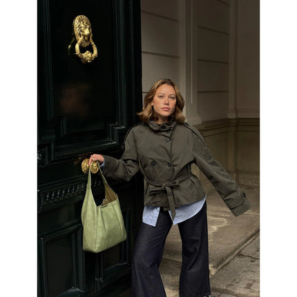 Borsa hobo media Misako Giselina con beauty case interno rimovibile - Borse da donna