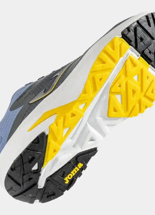 Joma R.Speed Men 2512 Grey Running Shoes offer excellent traction and cushioning, designed for men's training and asphalt races, featuring breathable mesh lining and rubber material for enhanced durability. PlatiNum