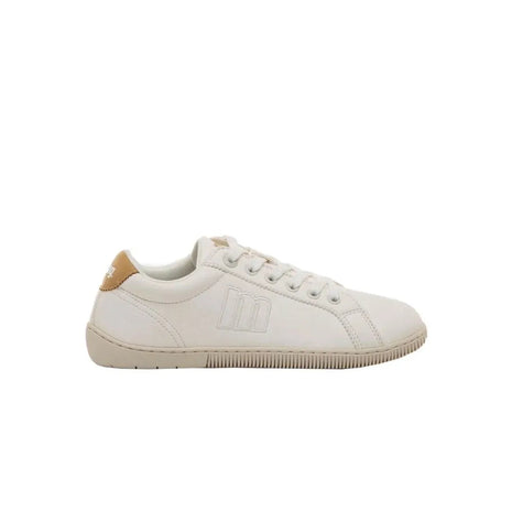 Barefoot Mustang Barefoot Free Aria Women White Sneakers, breathable canvas material, comfortable flat shoes for casual wear, perfect for autumn and spring. PlatiNum