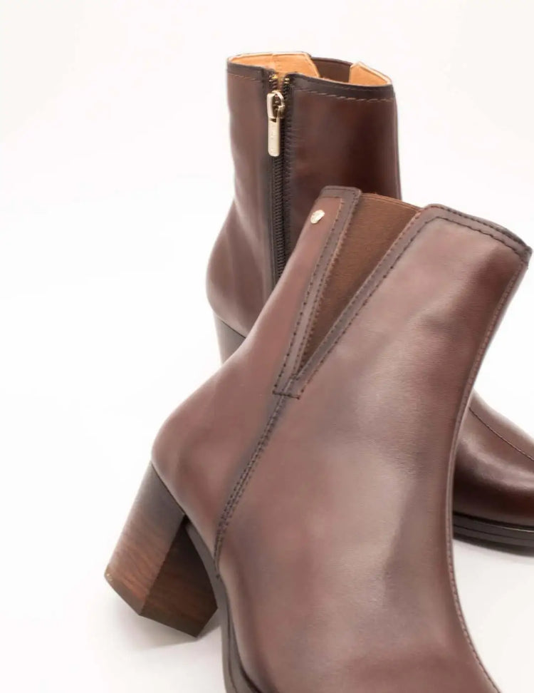 Pikolinos w0e-8628 zamora mahogany ankle boot for women