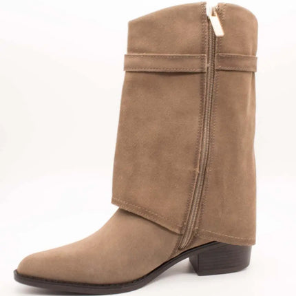 Carmela boot 164328-02 taupe suede for women