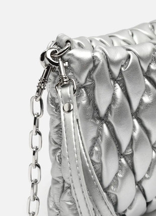 Borsa a tracolla e a mano imbottita Misako Elaxy ED. Borse da donna