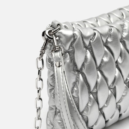 Borsa a tracolla e a mano imbottita Misako Elaxy ED. Borse da donna