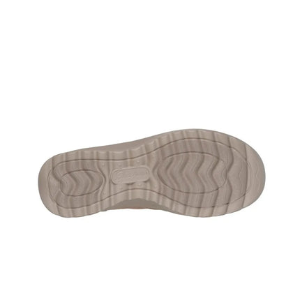Skechers fall in bloom taupe women's flat ankle boots