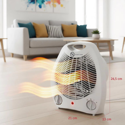 500w bathroom heater, ptc heater, low consumption ceramic, low consumption heater, portable fan heater, 500w electric heater, fast heating, space heater, overheating protection anti-tipping system