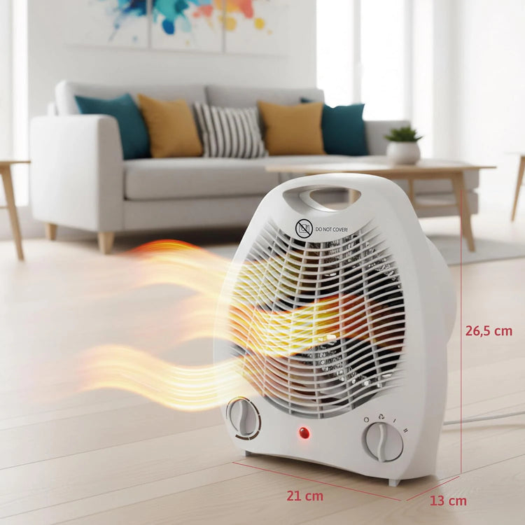 500w bathroom heater, ptc heater, low consumption ceramic, low consumption heater, portable fan heater, 500w electric heater, fast heating, space heater, overheating protection anti-tipping system