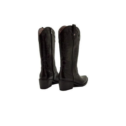 Mustang women's heeled boots 55973 black