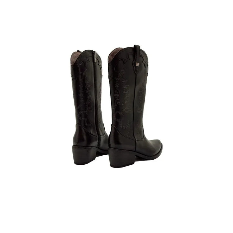 Mustang women's heeled boots 55973 black