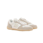 Barefoot Mustang 60840 Women's Sneakers in White-Grey - Comfortable Lace-Up Design with 3 cm Heel Height and Textile Lining, Perfect for Daily Wear and Versatile Outfits, Ideal Comfortable Women's Shoes. PlatiNum