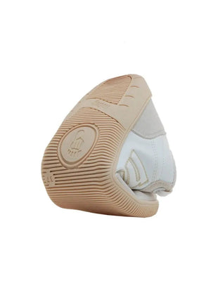 Barefoot Mustang 60840 Women's Sneakers in White-Grey - Comfortable Lace-Up Design with 3 cm Heel Height and Textile Lining, Perfect for Daily Wear and Versatile Outfits, Ideal Comfortable Women's Shoes. PlatiNum