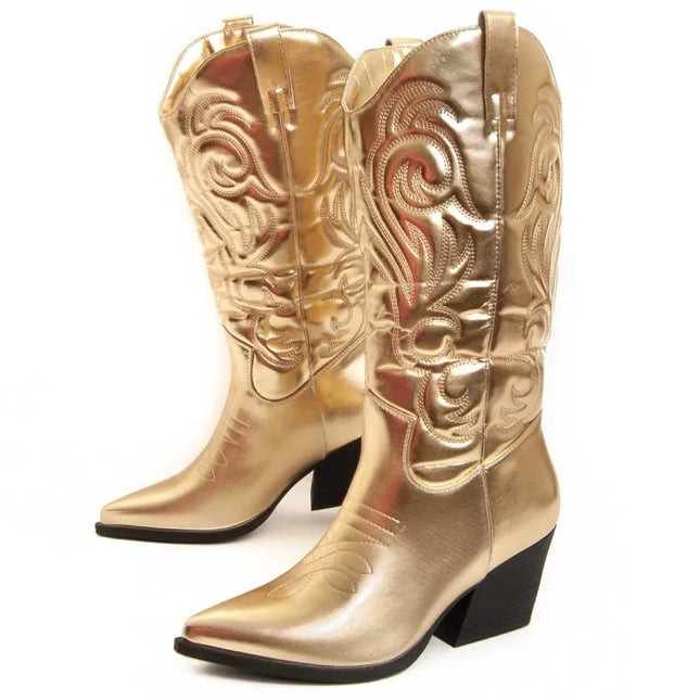 Heeled cowboy boot for women. Montevita waist13 93969