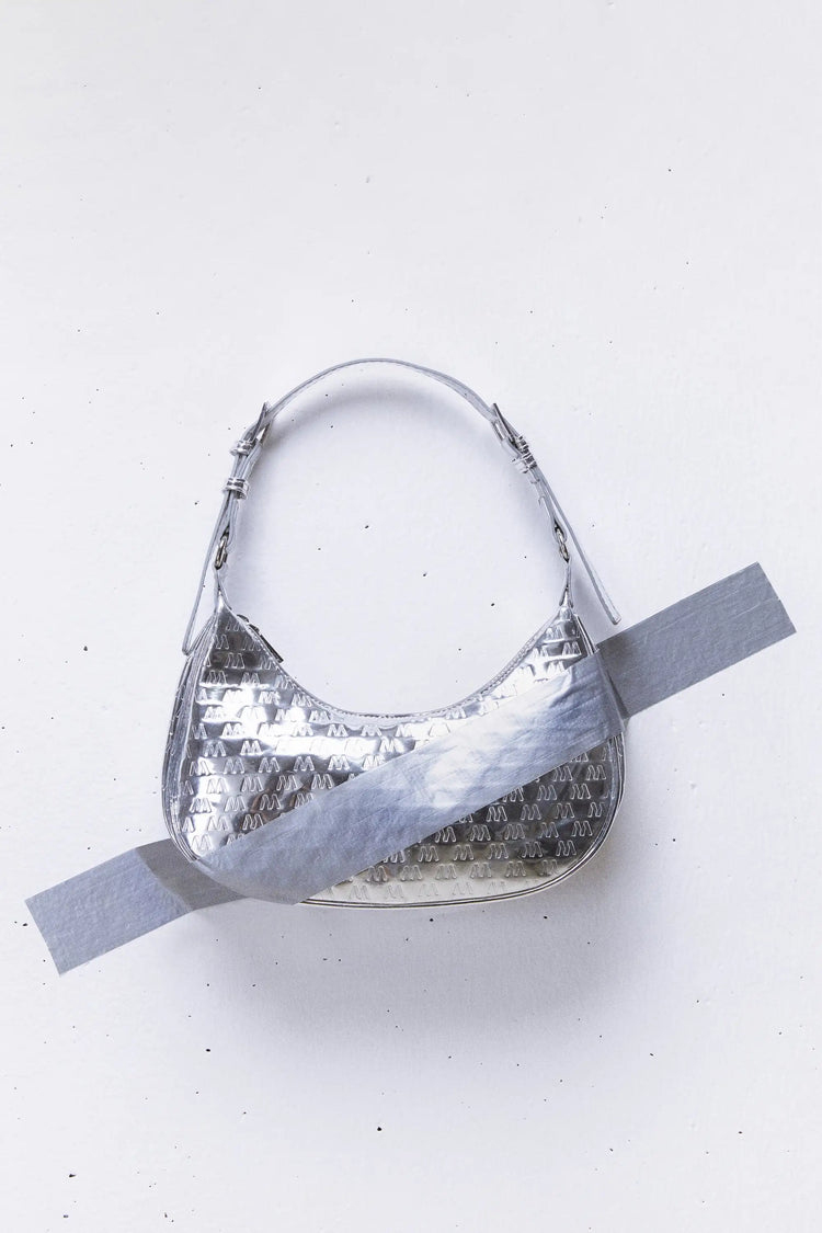 Borsa a tracolla piccola Misako Misra con manico regolabile e stampa monogramma Borse da donna
