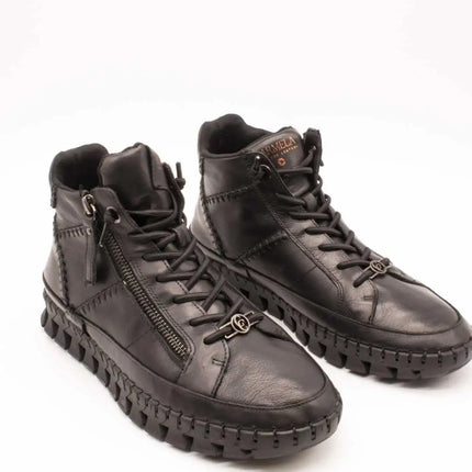 Carmela ankle boot 162708-03 black leather for women