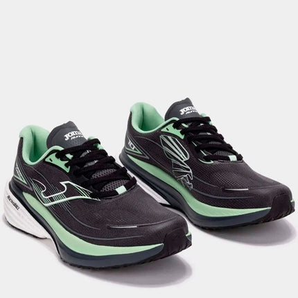 Joma Super Cross RCROSW2512 Running Shoes for Men with DUAL REACTIVE cushioning and DURABILITY rubber sole, breathable mesh upper, and lightweight design for optimal performance on asphalt during training and competition. PlatiNum