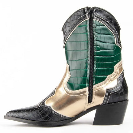 Heeled cowboy boot for women. Montevita botinia8 100633