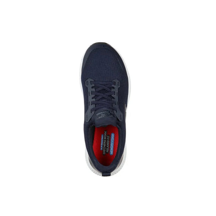 Skechers Work Squad Sr Women's Sneakers, ergonomic design for all-day comfort, reinforced toe, durable materials for work environments, and non-slip sole for safety on smooth surfaces. PlatiNum