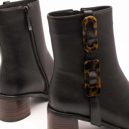 Noa harmon ankle boot 010048-0006 solene black for women