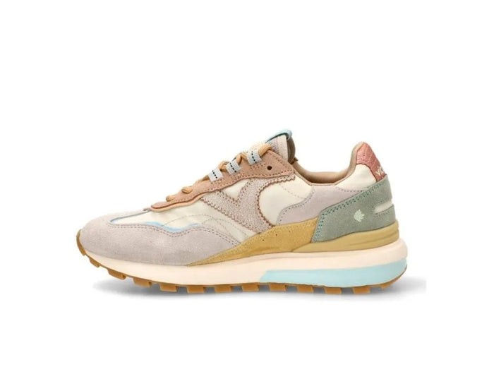 Victoria 1156116 Sneakers Beige for Women, comfortable lace-up casual shoes with a breathable canvas design, perfect for autumn outdoor activities and daily wear. PlatiNum