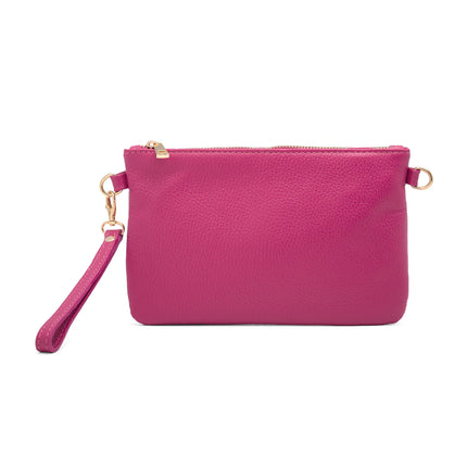 Pochette da Donna in Vera Pelle Made in Italy Mini Borsa a Mano con Tracolla e Bracciale - Mya di Mauro Pelletteria