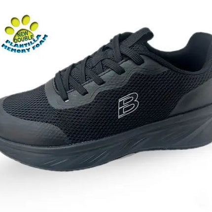 Breathable Sports Sneakers for Women with Double Memory Foam – Special Wide Fit, Lightweight and Comfortable for Daily Wear, Walking, and Work. Perfect cushioning and ventilation make them ideal running shoes. PlatiNum