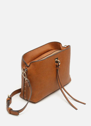 Borsa a tracolla piccola Misako Engri con dettagli metallici Money Pocket