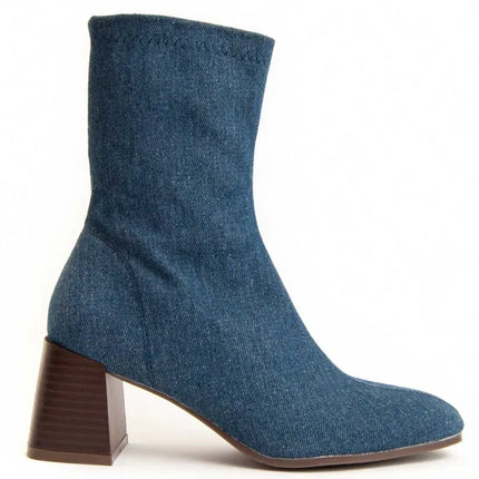 Heeled ankle boot for women. Montevita goodwill4 94638