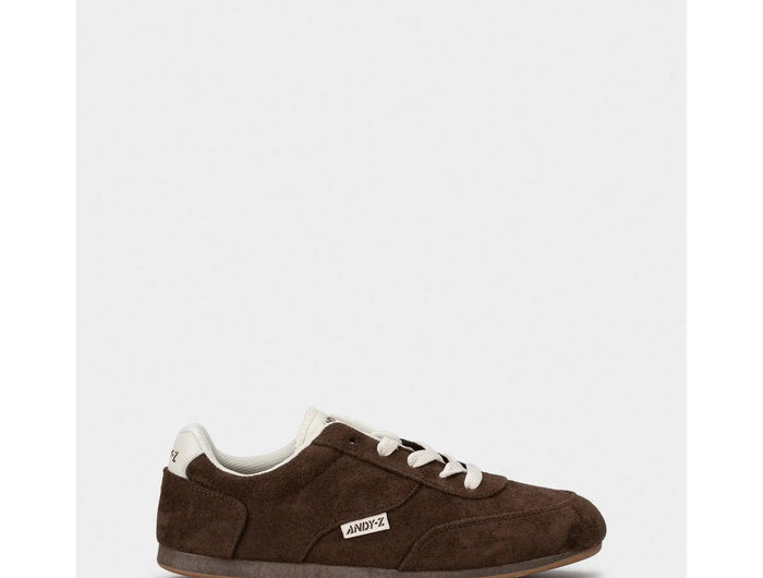 Retro women's shoes, ANDY-Z 8015 BROWN casual sneakers with lace-up closure, thin sole, and versatile fit, perfect for casual occasions, comfortable footwear for spring and autumn. PlatiNum