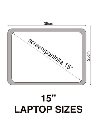 Borsa shopper stile borsa per computer Misako Hadari in nylon 15 pollici Lavoro