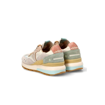 Victoria 1156116 Sneakers Beige for Women, comfortable lace-up casual shoes with a breathable canvas design, perfect for autumn outdoor activities and daily wear. PlatiNum