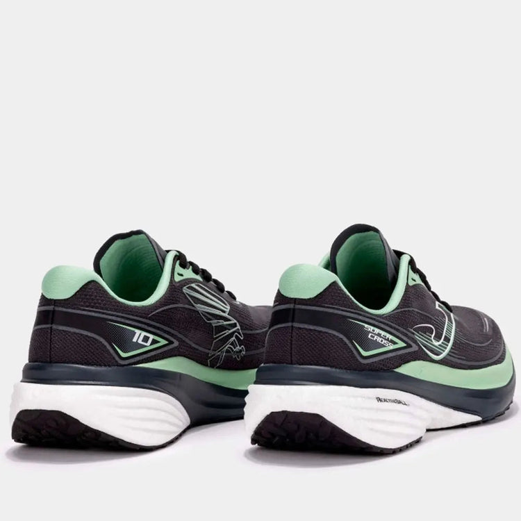 Joma Super Cross RCROSW2512 Running Shoes for Men with DUAL REACTIVE cushioning and DURABILITY rubber sole, breathable mesh upper, and lightweight design for optimal performance on asphalt during training and competition. PlatiNum
