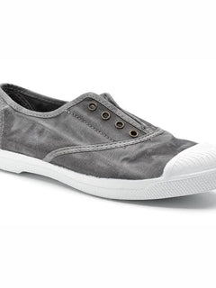 Natural world 102e women's gray canvas sneakers