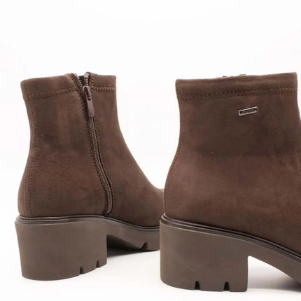 Viguera women's boot 8441 lycra suede hydro mocha