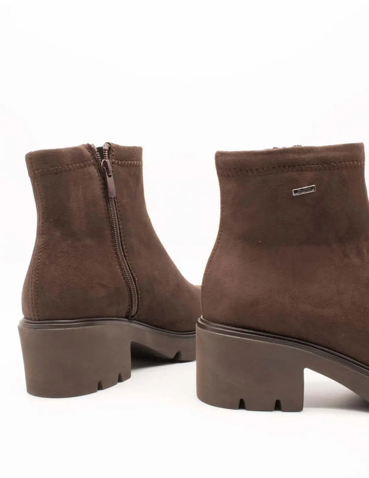 Viguera women's boot 8441 lycra suede hydro mocha
