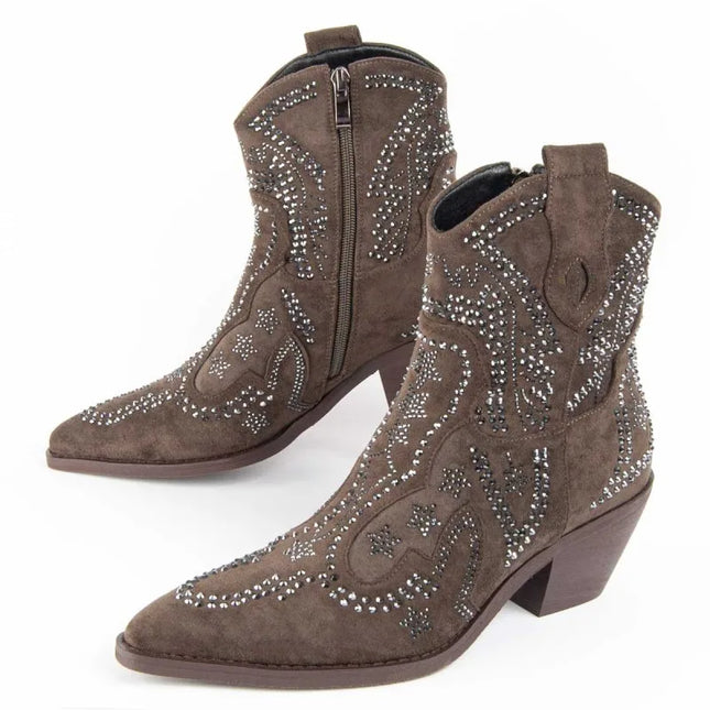 Heeled ankle boot for women. Montevita botirey11 100927