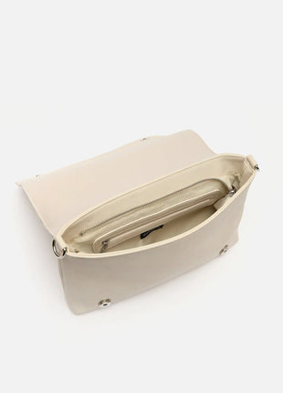 Borsa a spalla Misako Nesqui-1 con patta e dettagli metallizzati ED. Borse da donna