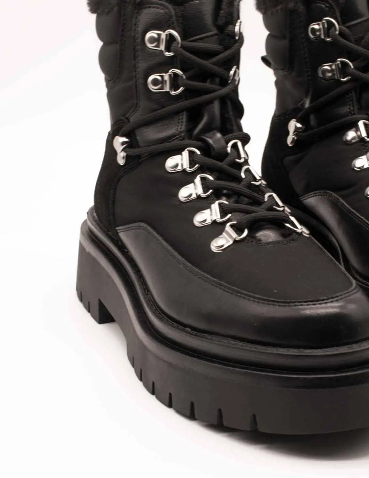 Pepe jeans ankle boot pls50498-999 queen ice black for women
