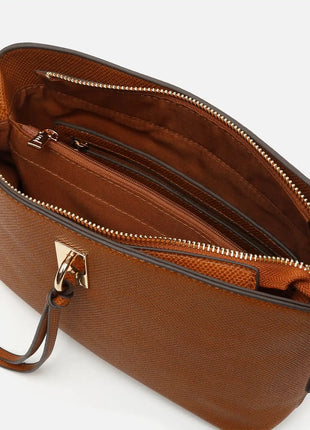 Borsa a tracolla piccola Misako Engri con dettagli metallici Money Pocket