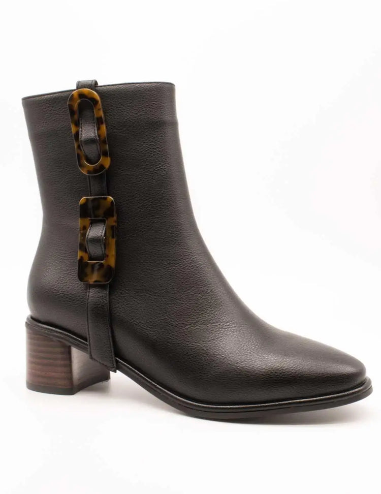 Noa harmon ankle boot 010048-0006 solene black for women