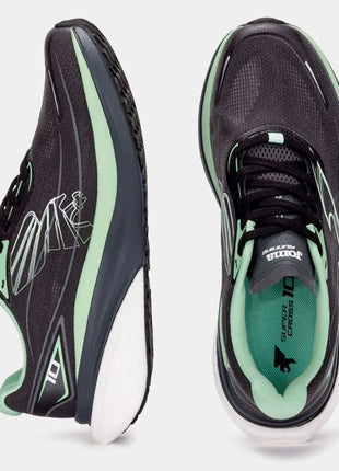 Joma Super Cross RCROSW2512 Running Shoes for Men with DUAL REACTIVE cushioning and DURABILITY rubber sole, breathable mesh upper, and lightweight design for optimal performance on asphalt during training and competition. PlatiNum
