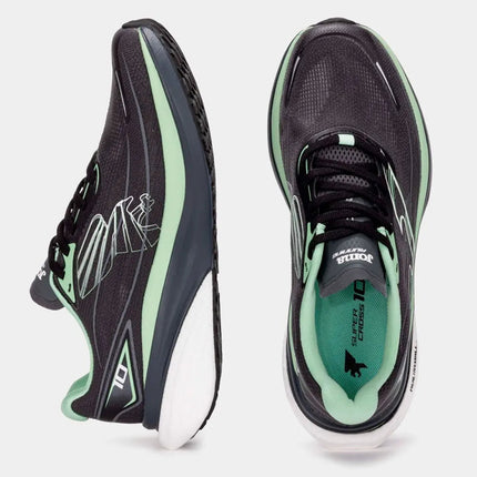 Joma Super Cross RCROSW2512 Running Shoes for Men with DUAL REACTIVE cushioning and DURABILITY rubber sole, breathable mesh upper, and lightweight design for optimal performance on asphalt during training and competition. PlatiNum