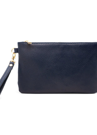 Pochette da Donna in Vera Pelle Made in Italy Mini Borsa a Mano con Tracolla e Bracciale - Mya di Mauro Pelletteria