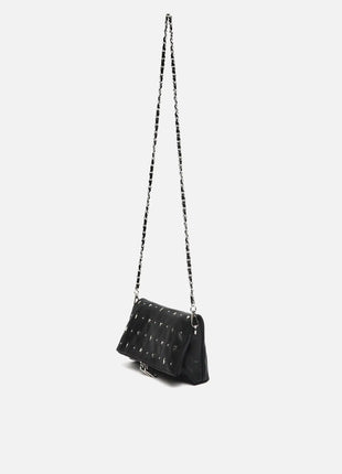 Borsa a spalla Misako Maco con patta e dettagli metallizzati - Borse da donna
