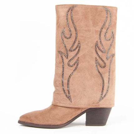 Heeled boot for women. Montevita faldde2 100929