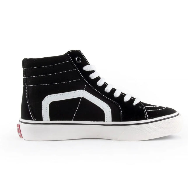 ANDY-Z AZ2003 High Top Canvas Sneakers for Women, black, durable canvas upper, non-slip rubber sole, breathable lining, cushioned insole, ideal for casual and streetwear style. PlatiNum