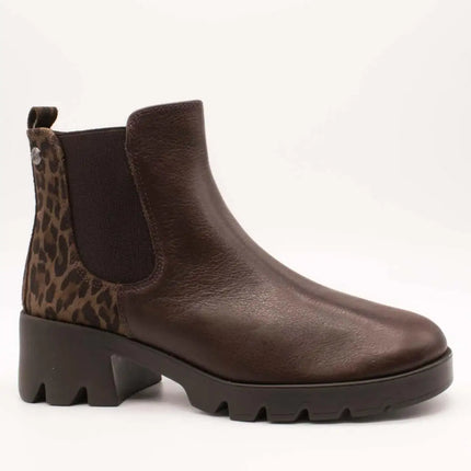 24hrs ankle boot 26984 combi lebrown for women