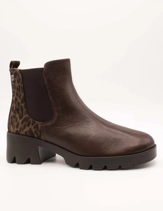 24hrs ankle boot 26984 combi lebrown for women